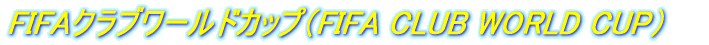 FIFAクラブワールドカップ（FIFA CLUB WORLD CUP）